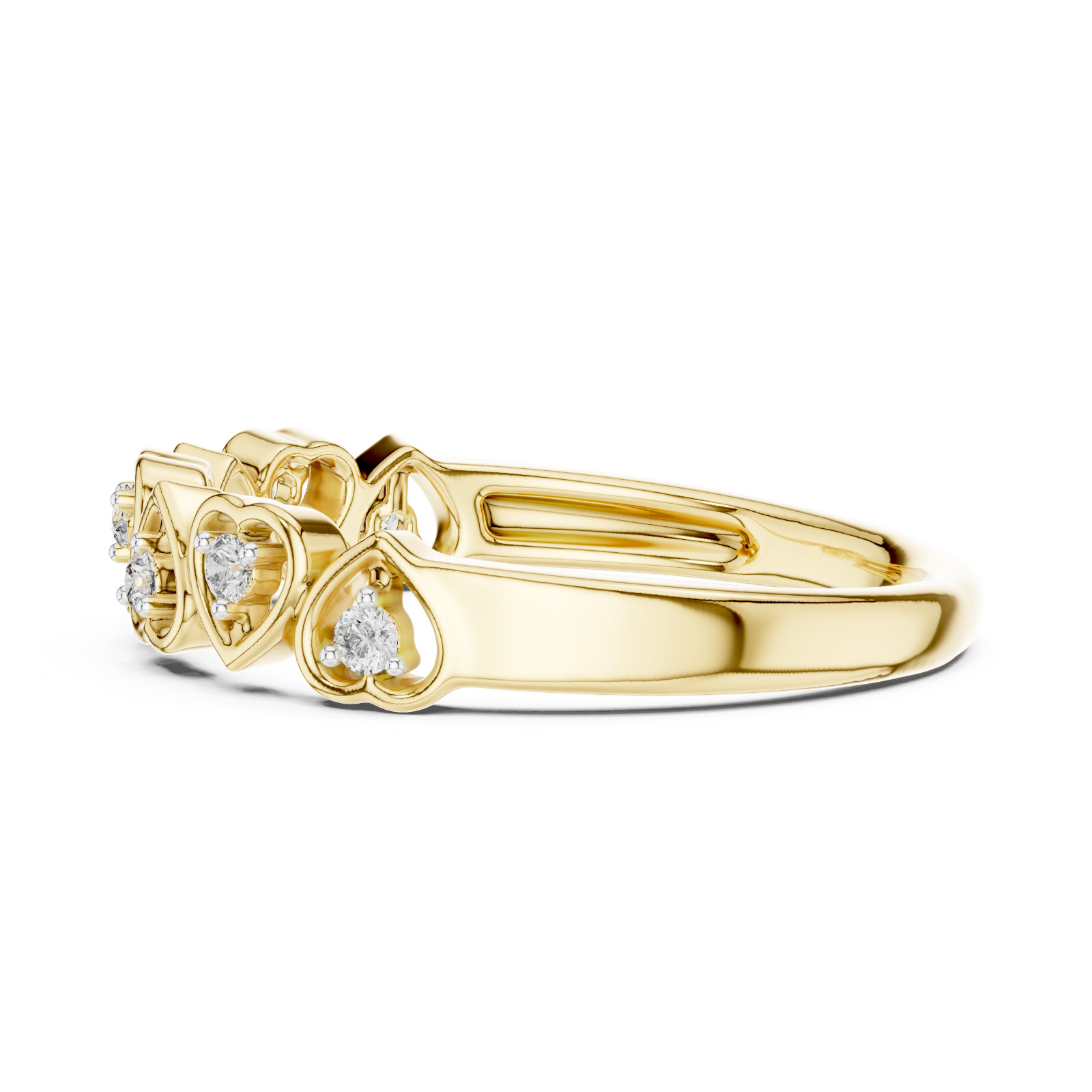 Natural Certified Round Diamond Lovely Twisted Engagement Ring 14k Gold over