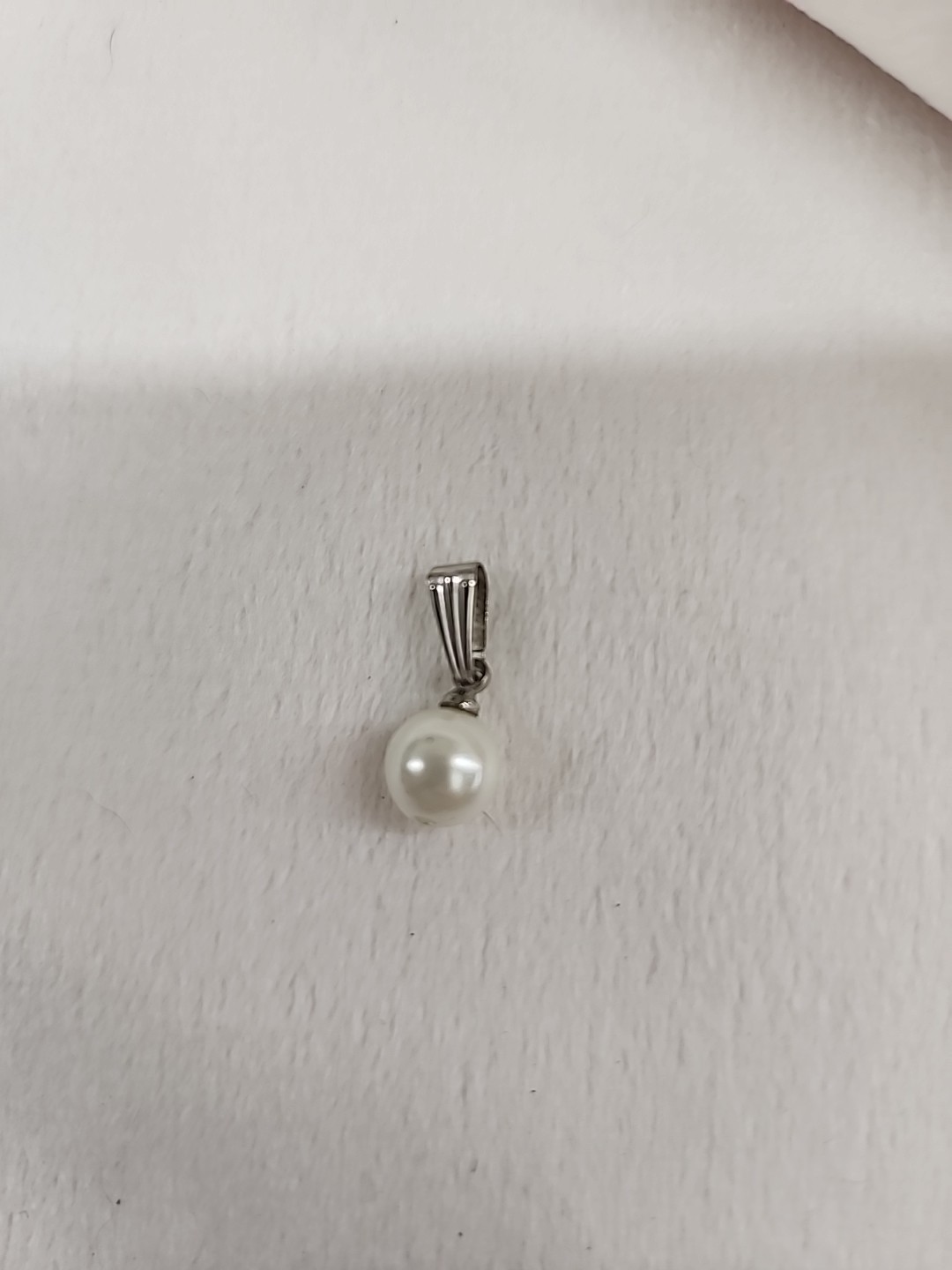 Faux Peal Pendant Sterling Silver From The Philippines