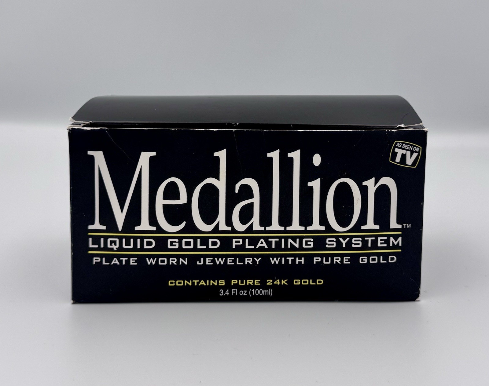 Medallion Liquid Gold Plating System Contains Pure 24K Gold, Brand New Open Box