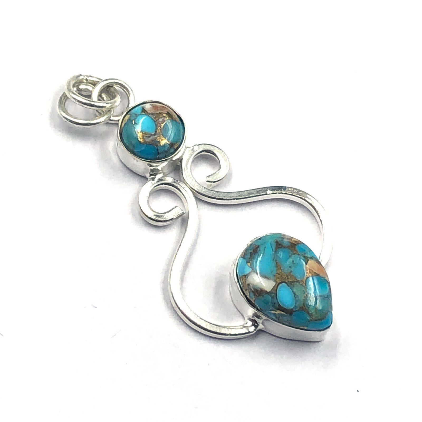 Spiny Oyster Copper Pendant Handcrafted Silver Valentine Gift Jewelry 1.6″