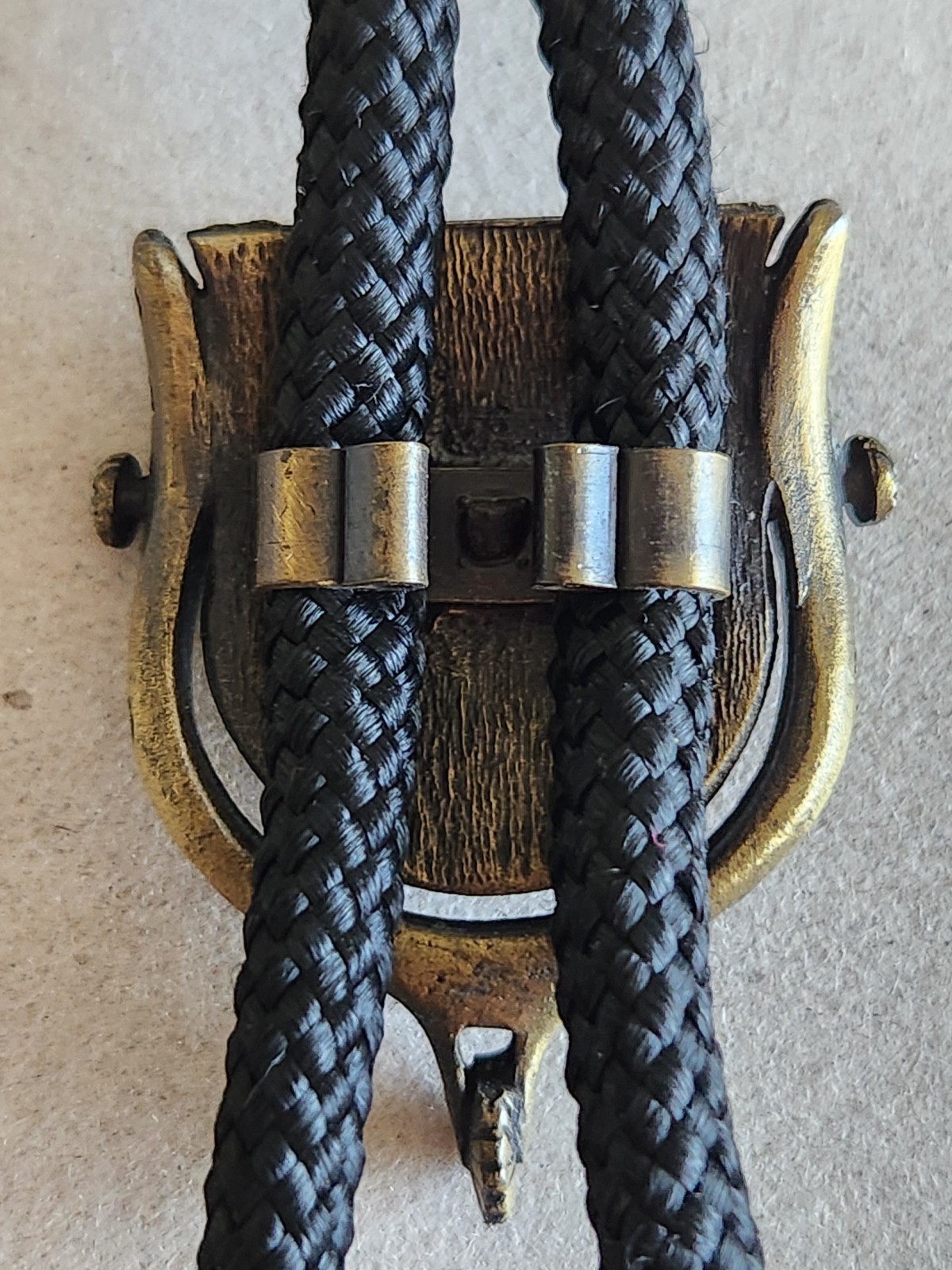 Mack Truck Bull Dog Bolo Tie Vintage