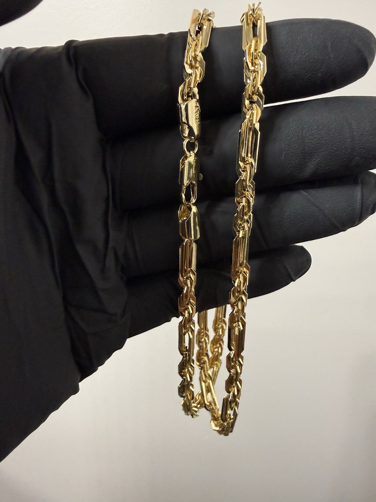 milano chain necklace 14k gold filled 21.5 inch 5mm lobster clasp