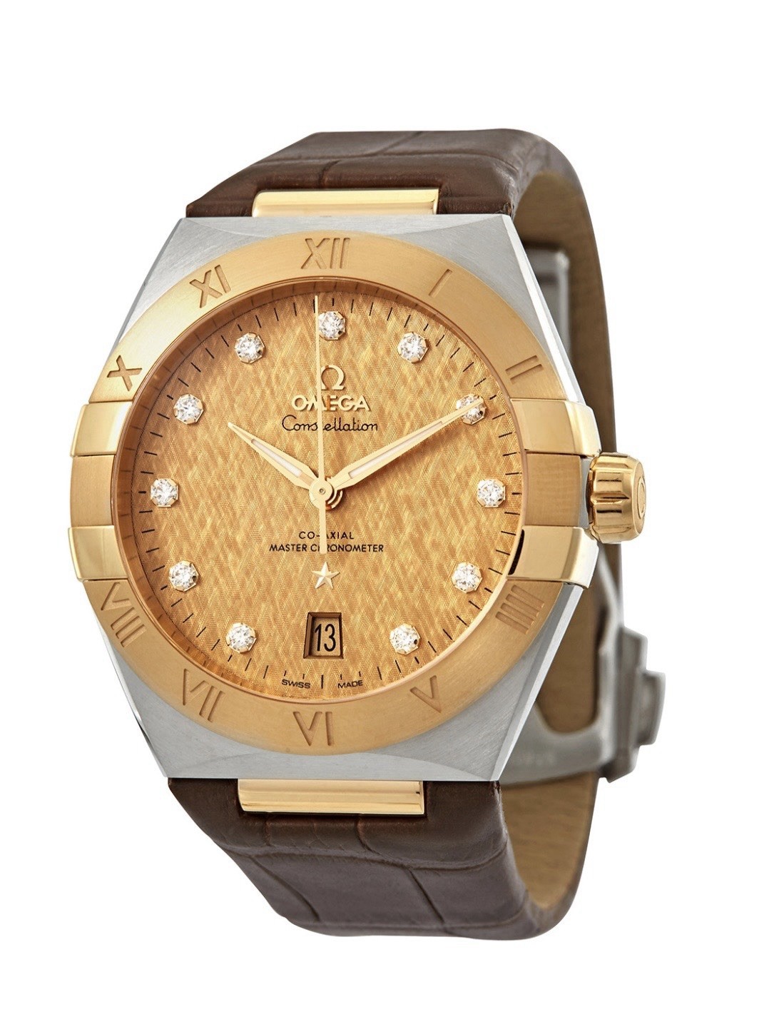 OMEGA Constellation Automatic Diamond Champagne Dial Men No. 13123392058001