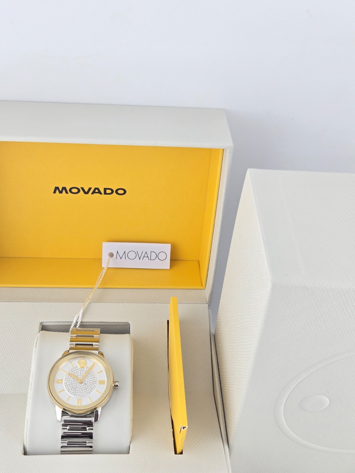 Movado Women’s Bold Diamond Dial Stainless Steel Watch – 3600660 ($650 MSRP)