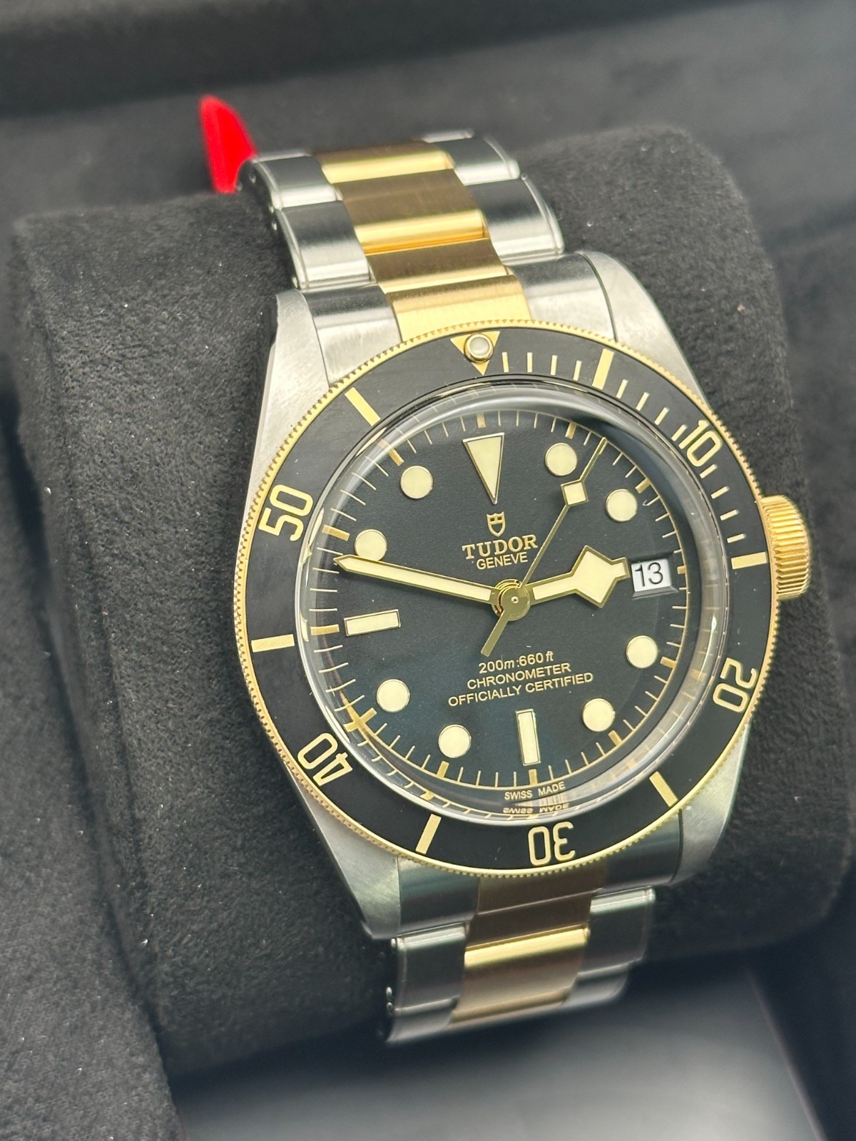 2026 TUDOR Heritage Black Bay 79733N Black 18K Yellow Gold Steel BOX PAPER 41mm