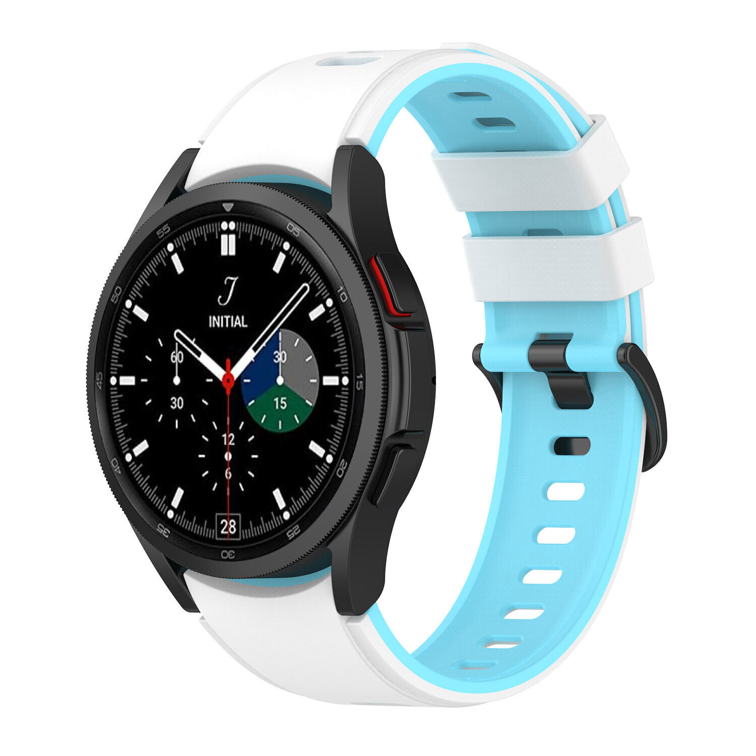 Sport Silicone Watch Band Strap For Samsung Galaxy Watch 7/6/5/4/FE 40/44/47mm