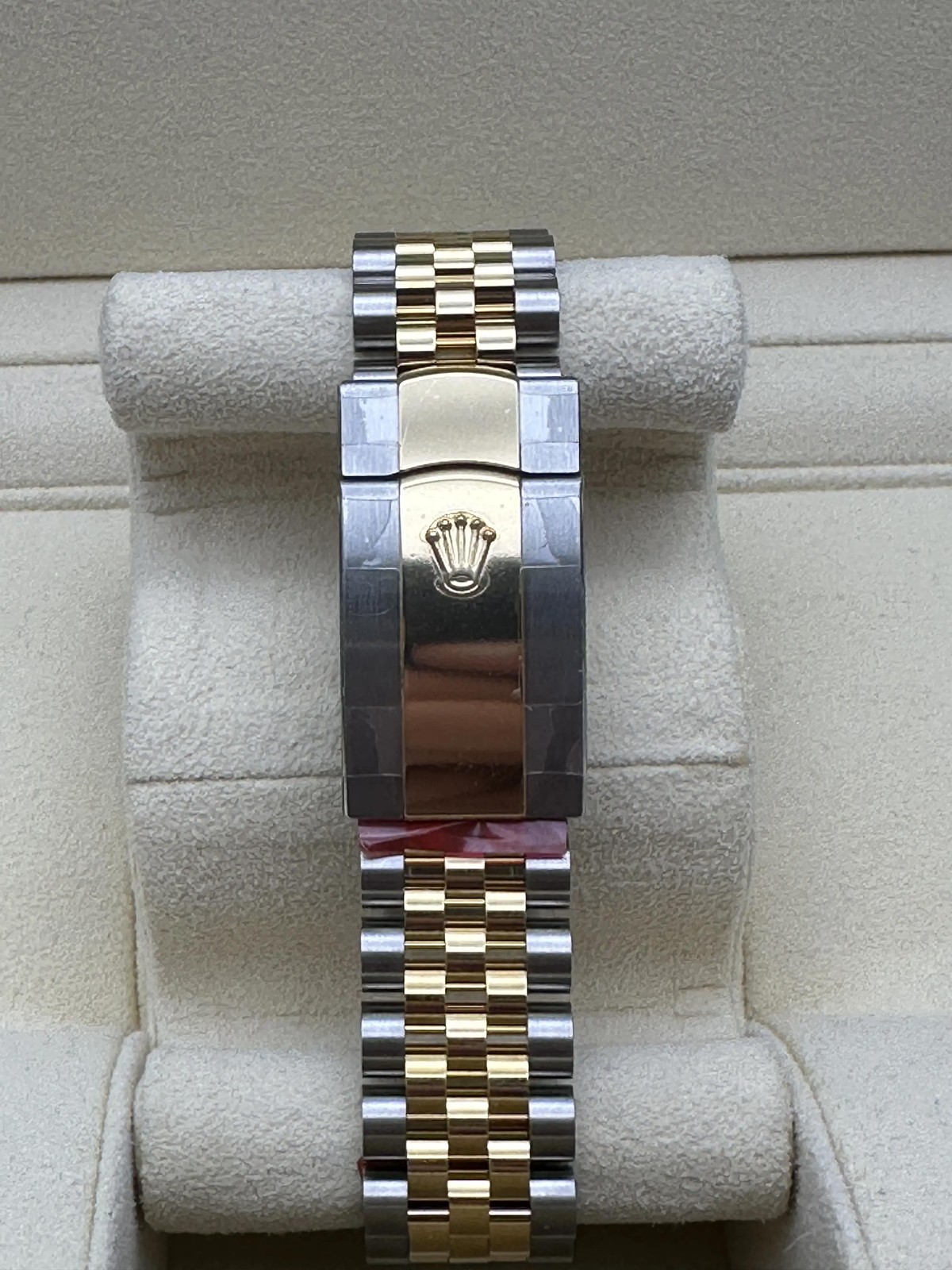 Rolex Datejust 36 126233 18K Fluted White Dial Jubilee Box Papers FULL STICKERS