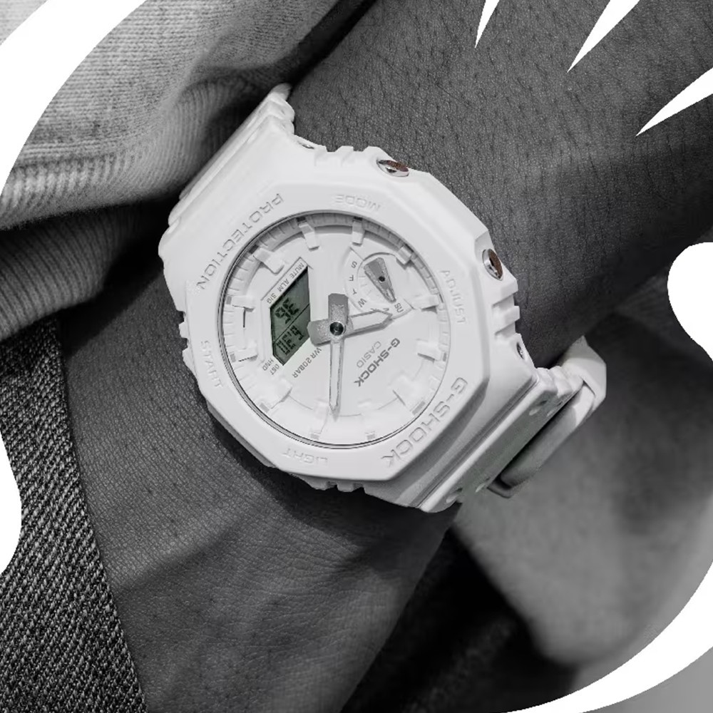 G-Shock Giyal Oak GA-2100-7A7DR Wristwatches Octagonal Bezel Unisex