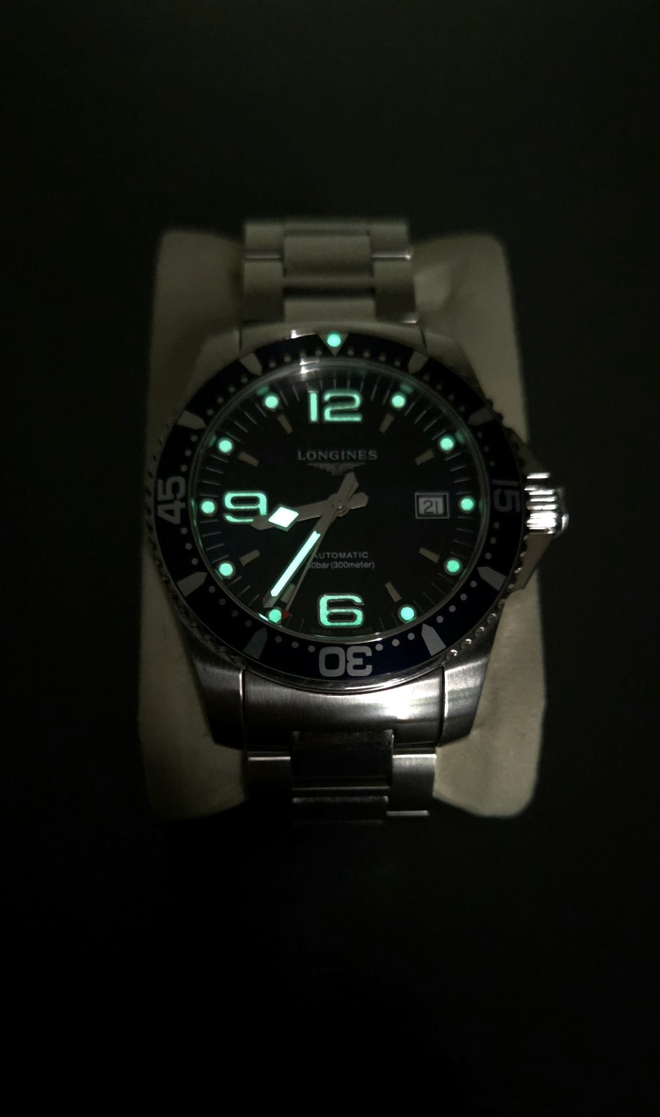 Longines HydroConquest Automatic Blue Dial/Bezel 41mm 300m Date