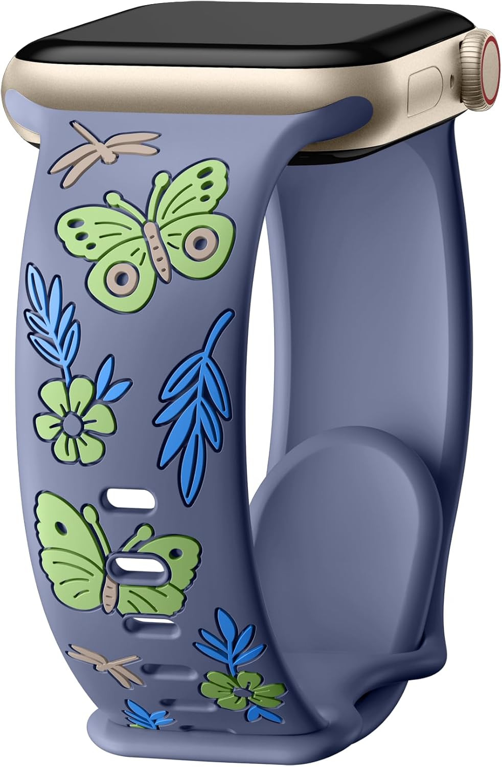 Floral Band Compatible with Apple Watch Band for Women 40Mm 38Mm 41Mm 42Mm 44Mm