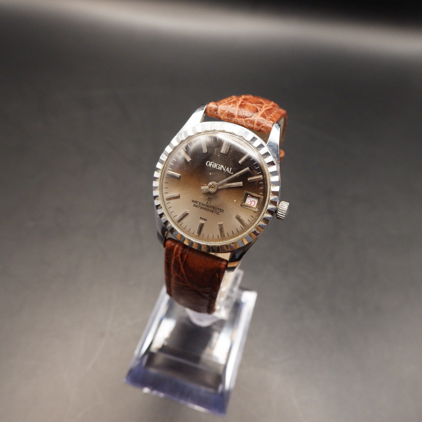 Original ’21’ Vintage Hand Wind Watch Constructa One Jewel Movement
