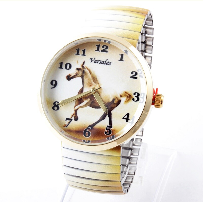 Elegant Horse Stretch Watch