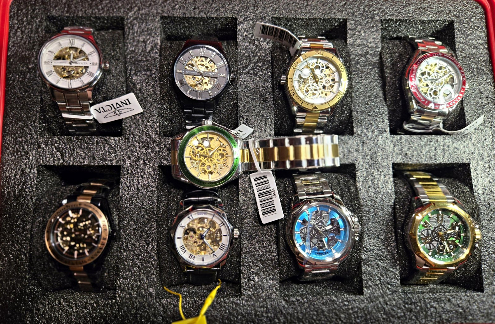 Invicta Men’s Automatic Skeleton Dial Stainless Steel Bracelet Wristwatch