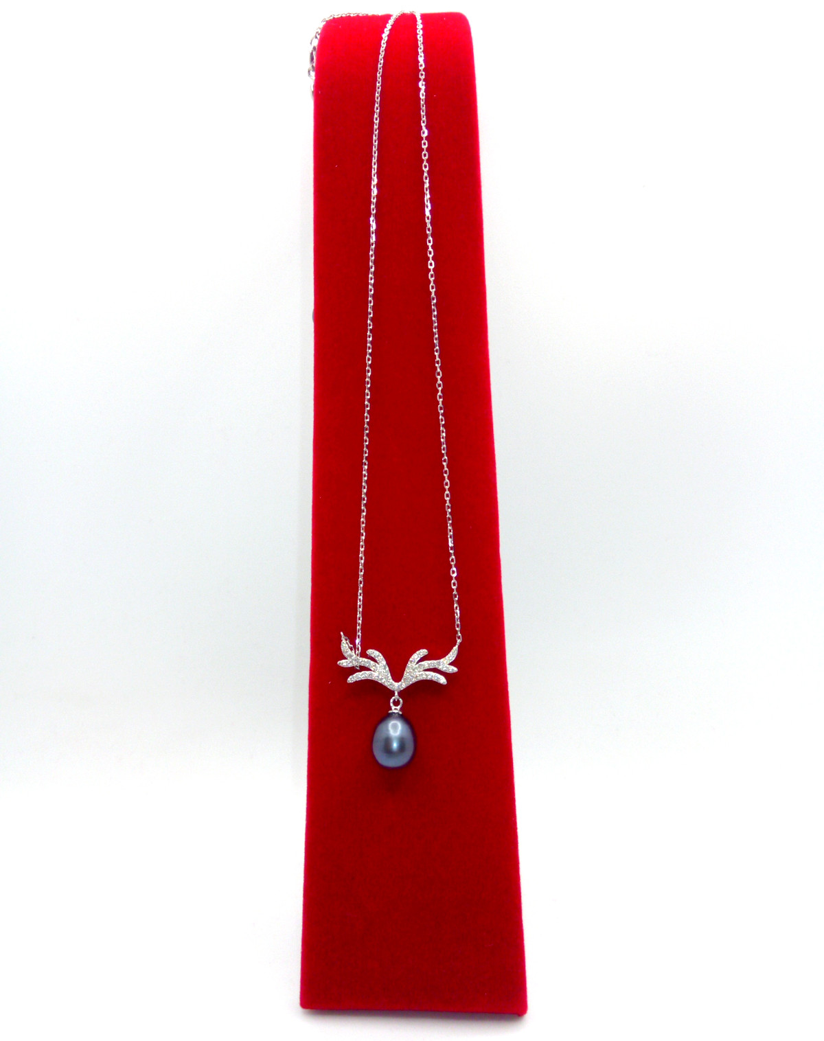 🔥🔥🔥Magnificent Necklace with EXCLUSIVE 21.85ct TAHITIAN Pearl & Zircon Pendant