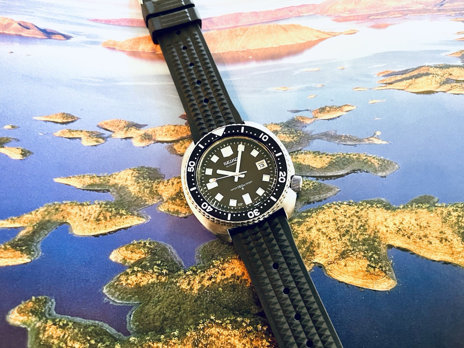 1987 SEIKO”TURTLE”DIVER WATCH-6309-7049 HOMAGE TO 6105 “CAPT WILLARD” APOCALYPSE