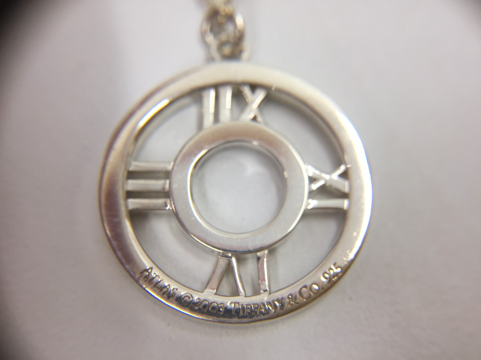 Tiffany & Co. AG 925 Silver Ring Pendant & Necklace 2F080090MS