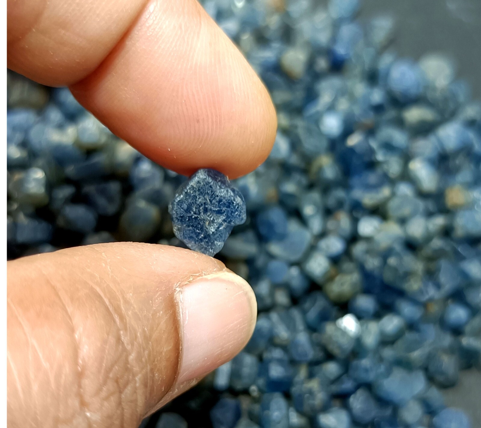 AAA+ Quality 100% Natural African Blue Sapphire Unheated 50 Ct Loose Rough Lot
