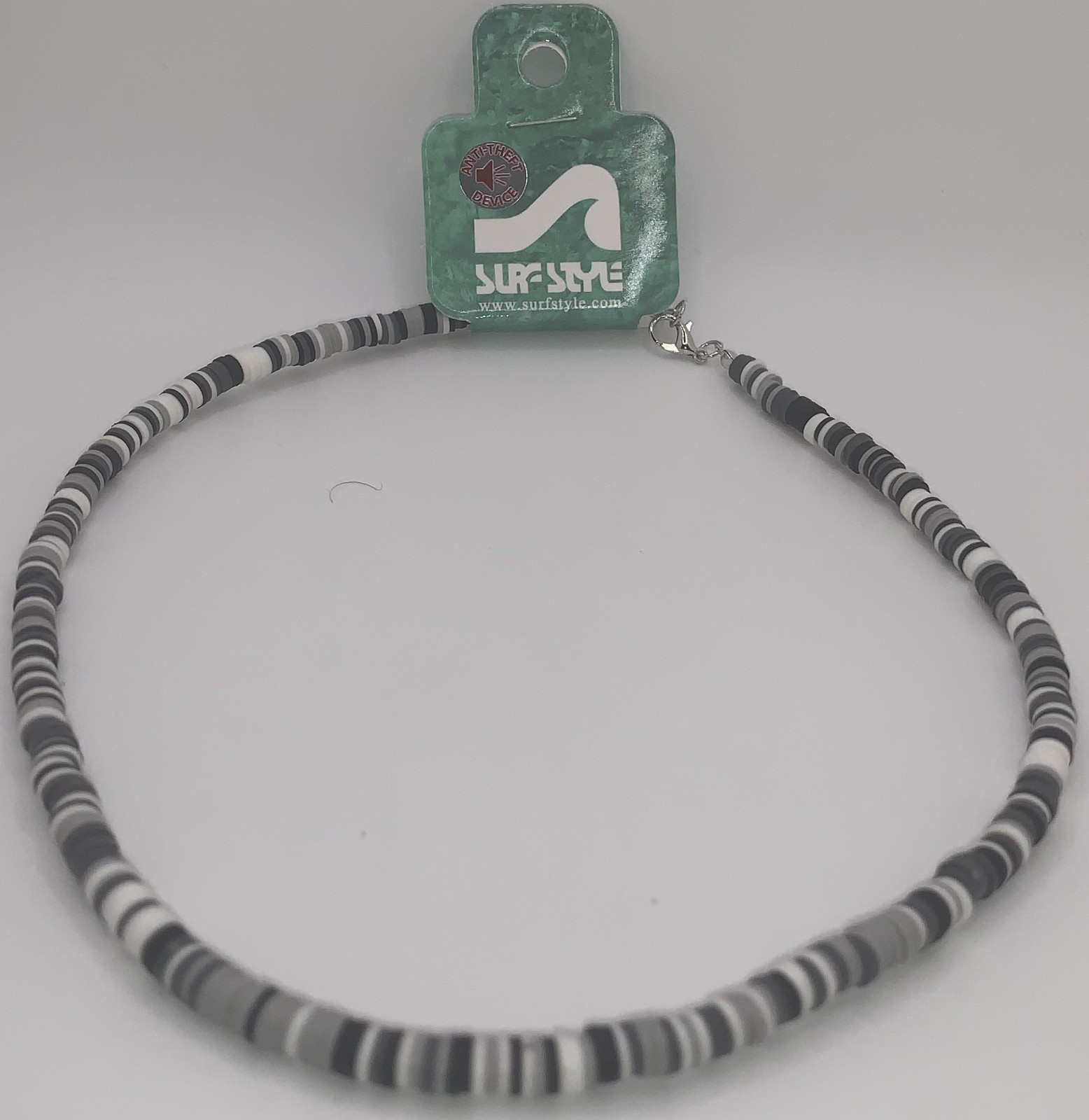 Surf Style White Black Gray Necklace 18″ 136240 New Authentic BOGO!