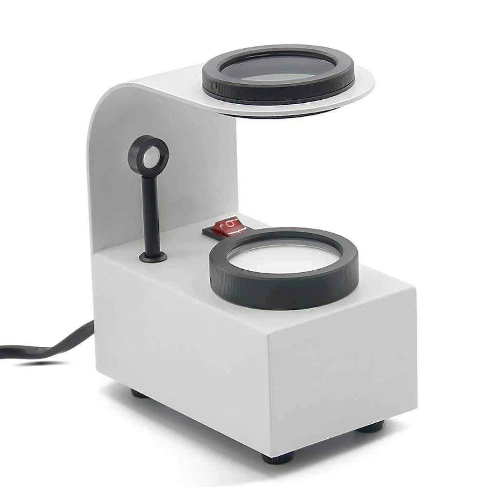 Desktop Polariscope Built-in Gemstone Gem Jewel Jewelry Polarizer Tester Tool