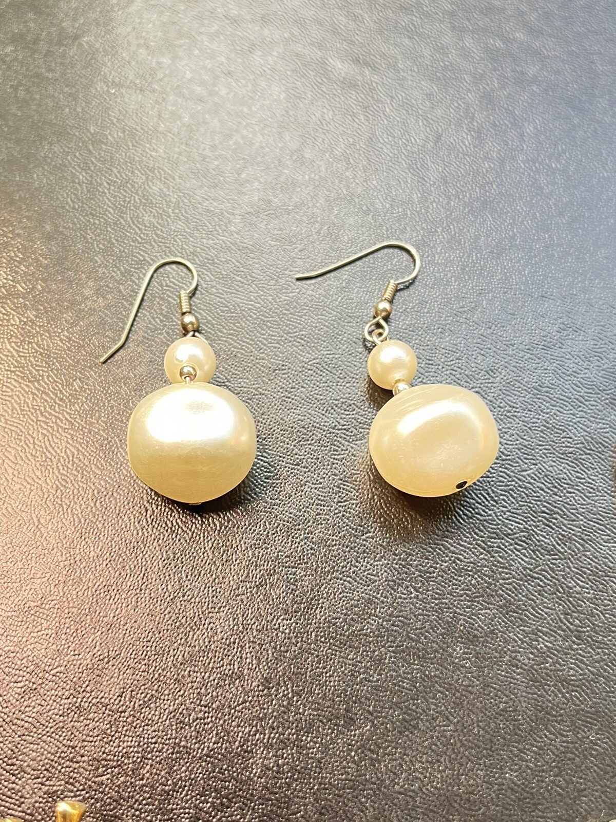 F782D~ Lot of 6 Pair of Vintage Earrings Pieced Clip Giovanni Faux Pearl