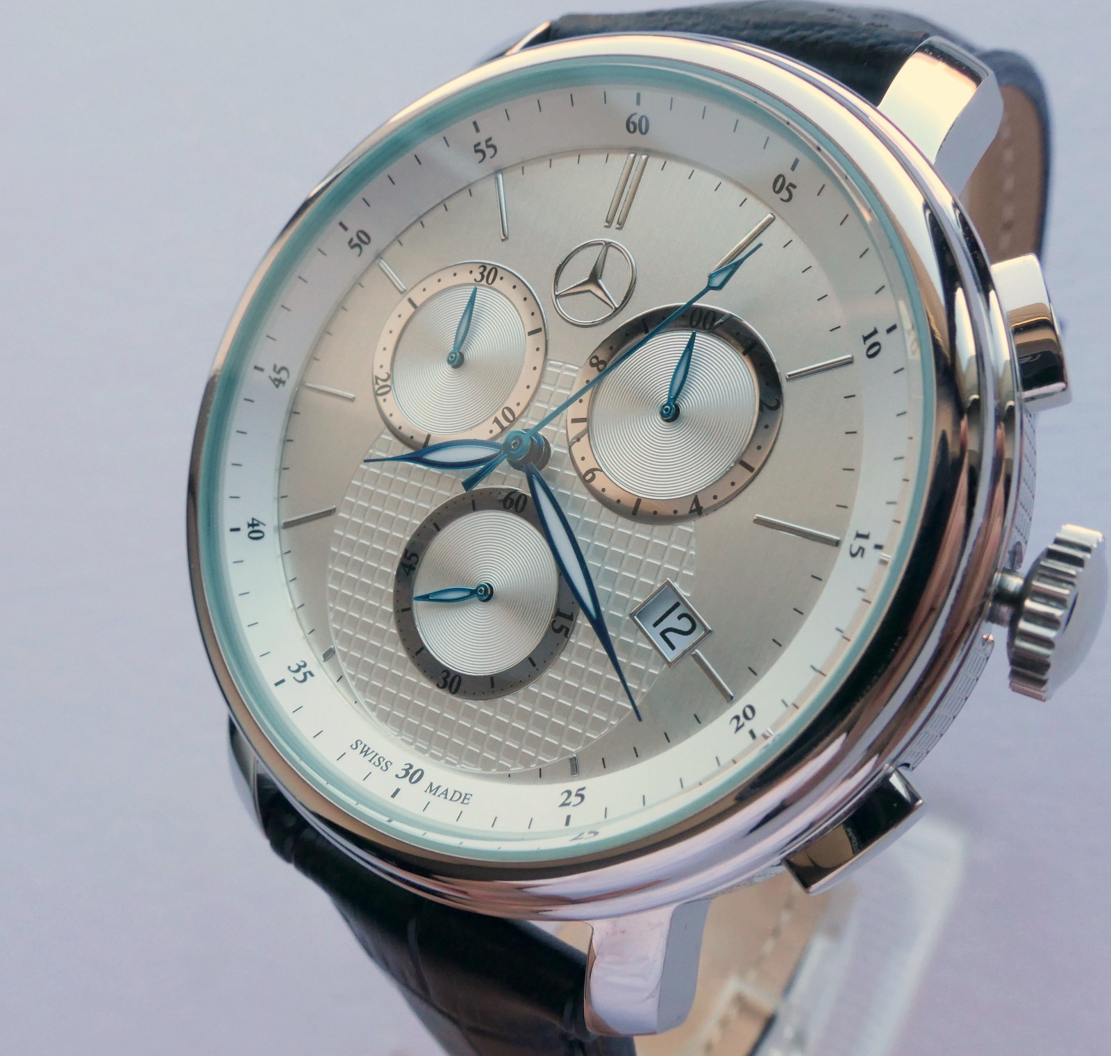 Mercedes Benz Classic Collection Car Accessory Art Deco Design Chronograph Watch