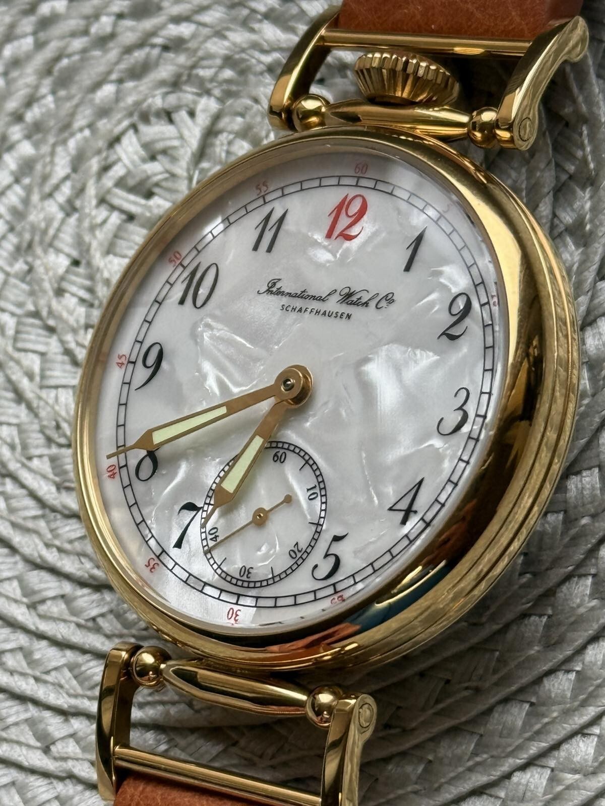 Vintage Watch IWC Collectible Mechanical Gift Him Watches For Men 3602 Rare