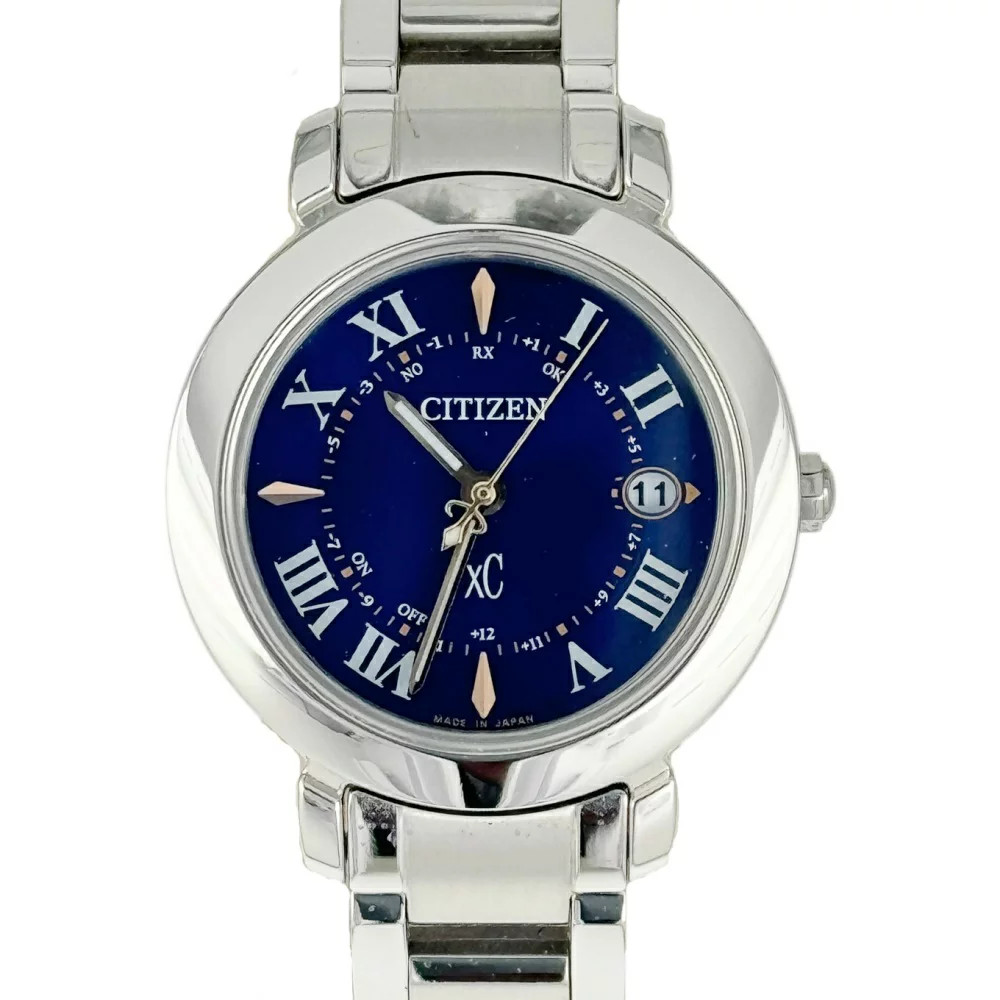 CITIZEN ES9440-51L xC Cross Sea Hikari Collection Titanium Used Watch