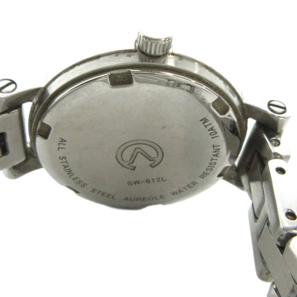 Aureole Quartz White Dial Wristwatch