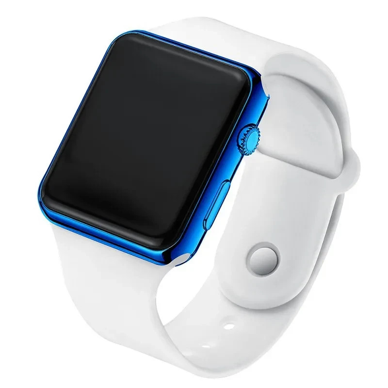 Electronic Watch Sports Men Women LED Silicone Digital