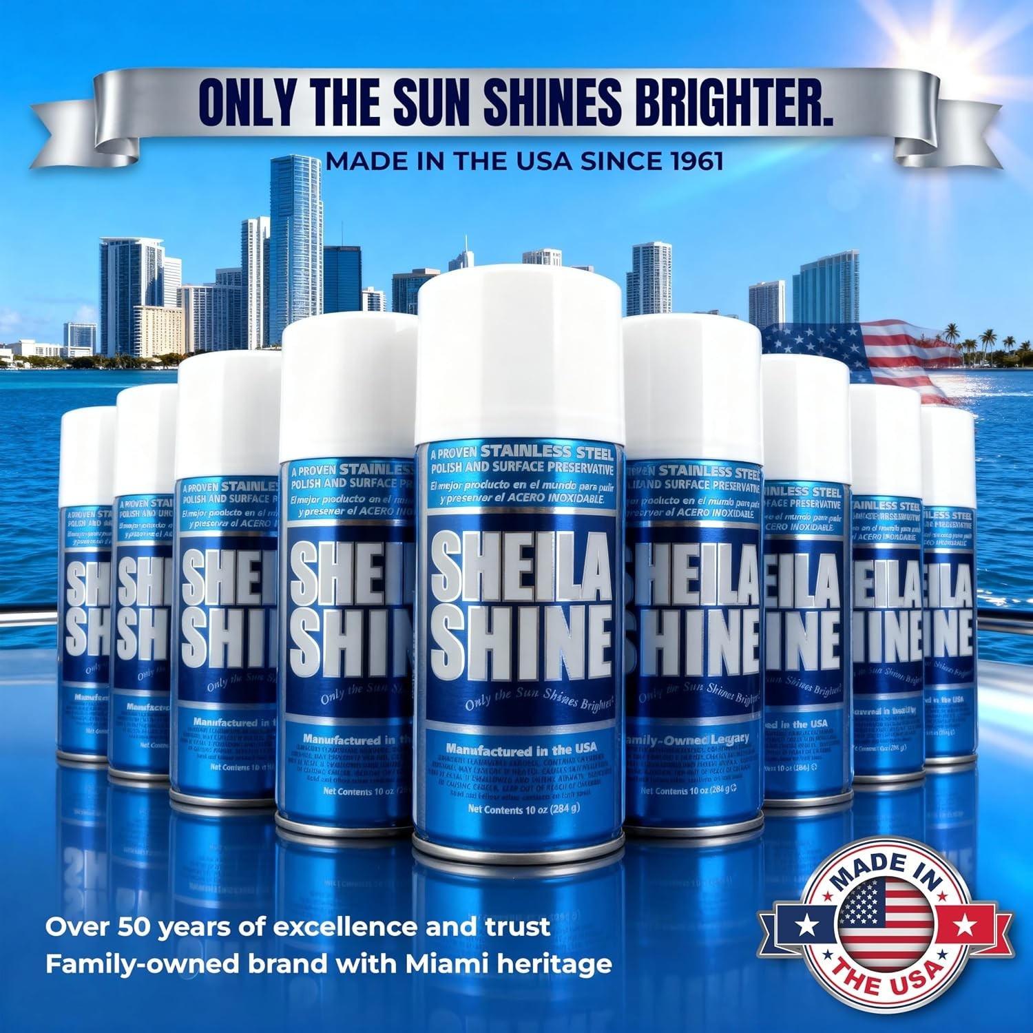 Streak-Free Stainless Steel Cleaner & Polish – Rust Remover