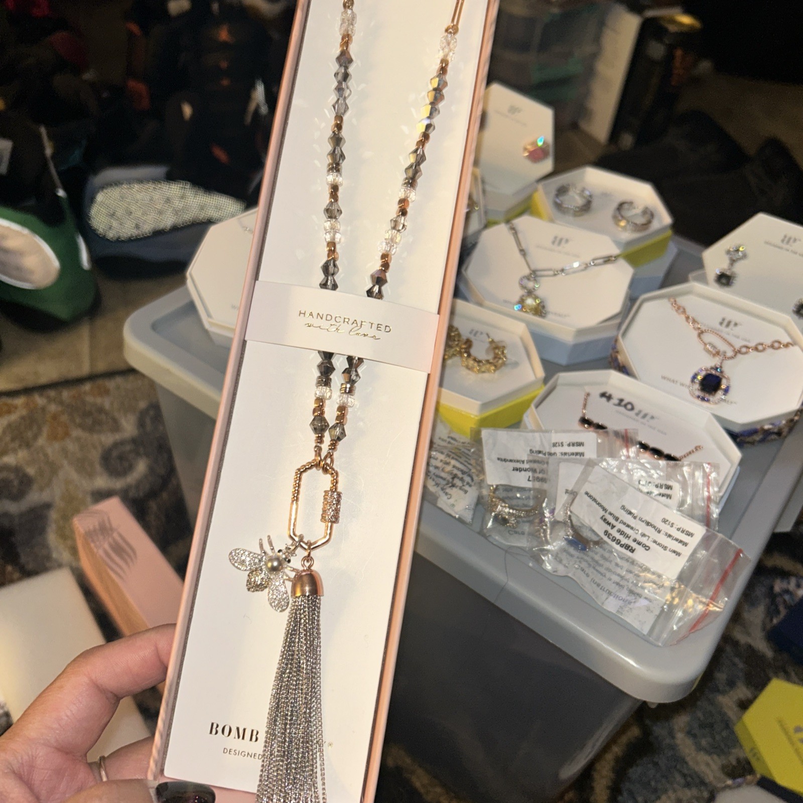 Bomb Party jewelry (necklaces,earrings & rings)