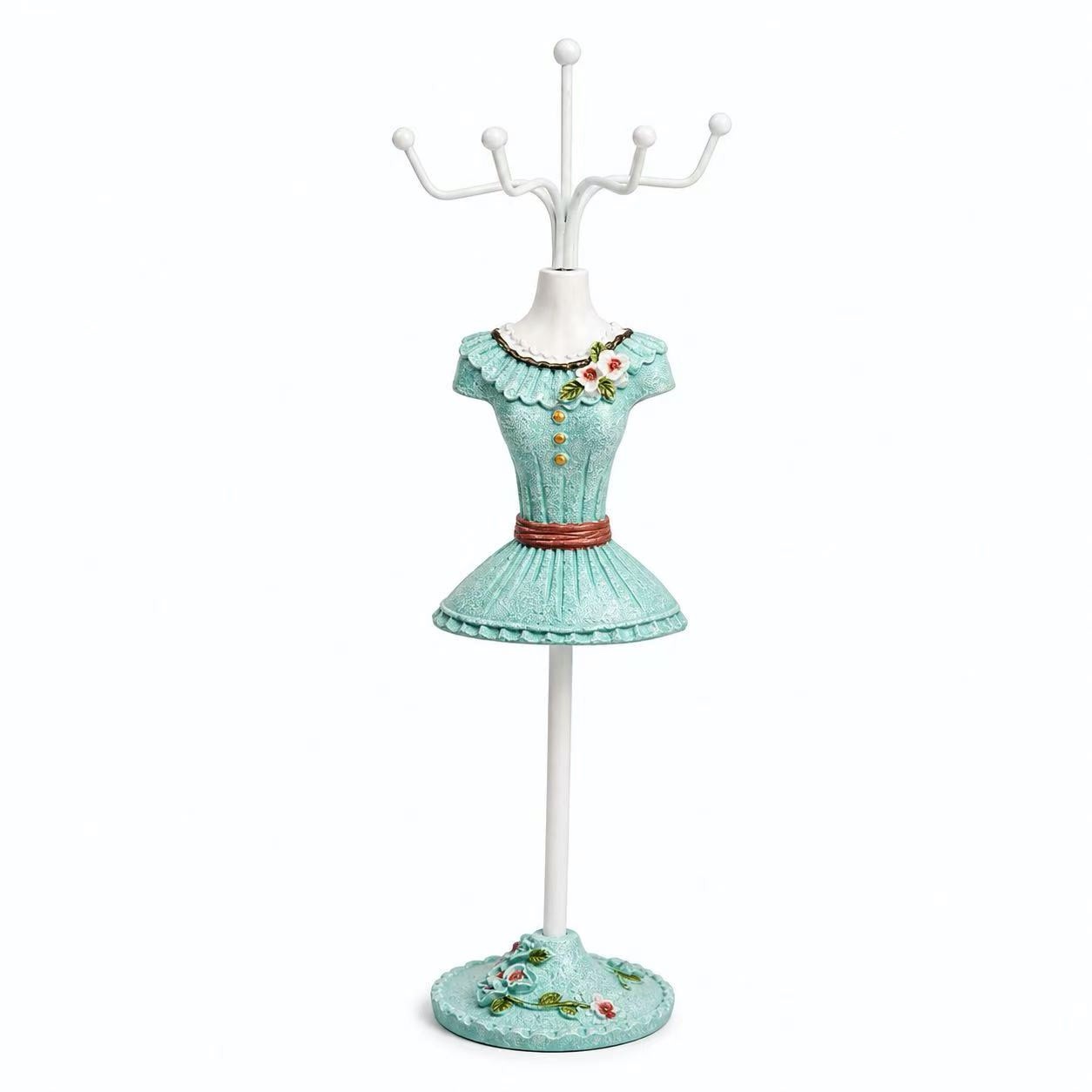 25cm Vintage Dress Jewelry Stand Necklace Bracelet Ring Earring Holder Display