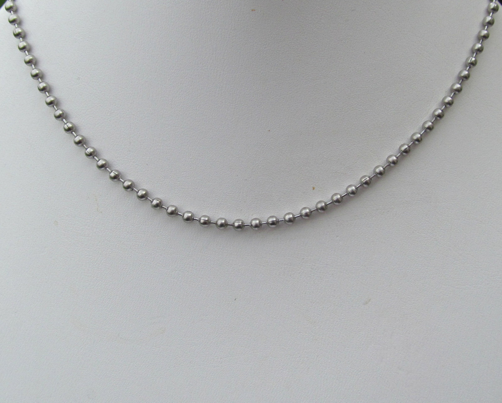Spectacular Solid Stainless Steel #3 Ball Chain Necklaces Your Choice of Length