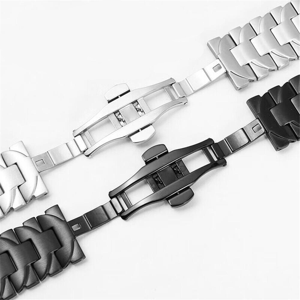 Stainless Steel Strap For Panerai Luminor PAM441 111 01316 Butterfly Buckle Band