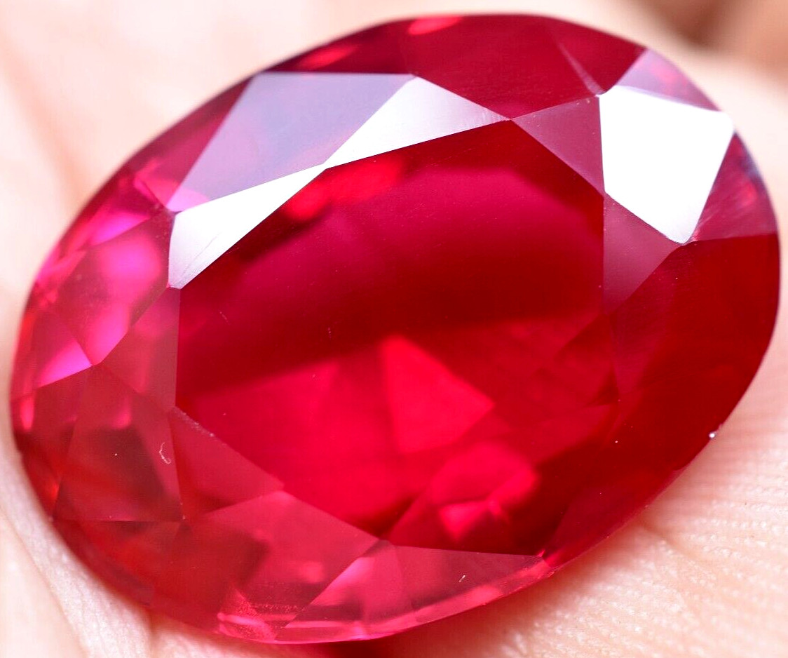Natural 41.35 Ct Mogok Pink Huge Ruby Sparkling GGL Certified Loose Gemstone