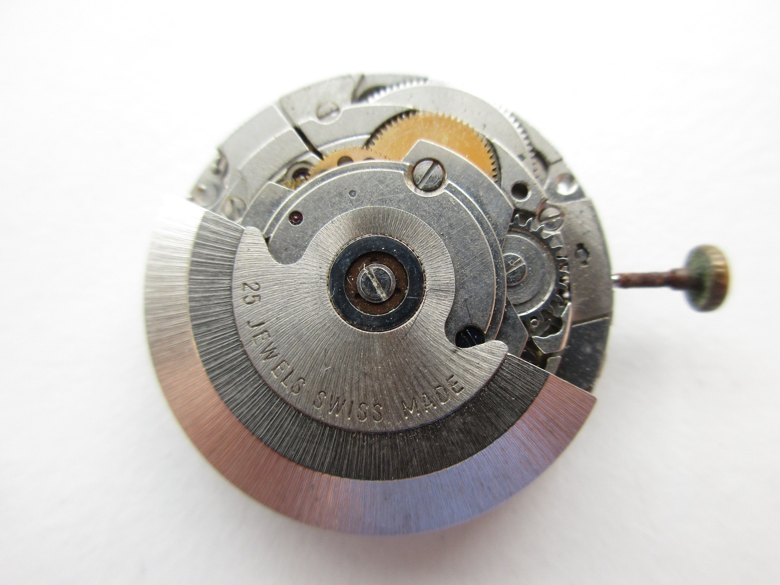 ETA cal. 2783 Swiss made automatic 25 jewels watch movement – white date at 3