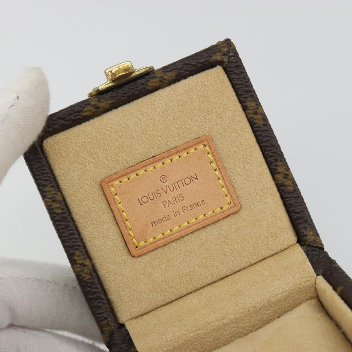 LOUIS VUITTON Accessory Case Eccrine Declaration Jewelry Box M21010 Auth 194622V