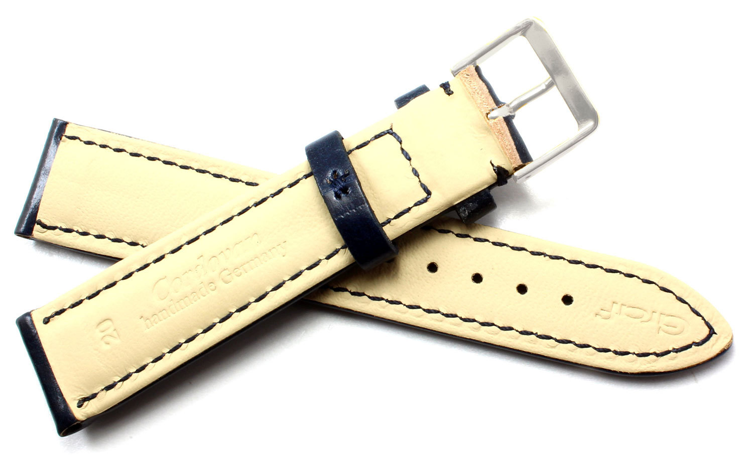 20mm XS SHORT HORWEEN Genuine SHELL CORDOVAN made in Germany Graf Watch Band