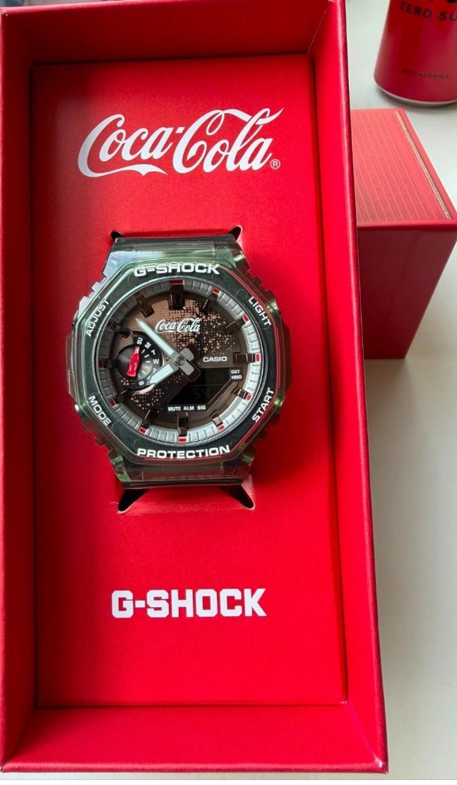 *BRAND NEW* Casio G-Shock Coca-Cola® Collaboration Model Men’s Watch GA2100CC-3A