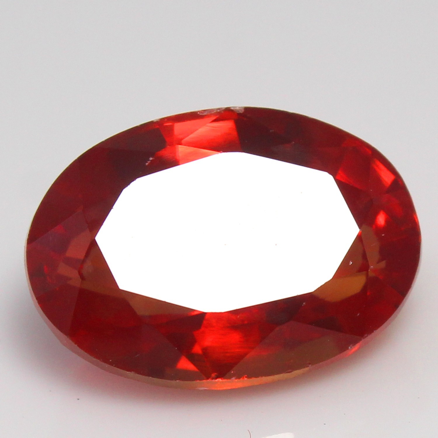 Natural 11.35 Ct Certified Brazil Mandarin Tourmaline 15×11 MM Oval Cut Gemstone