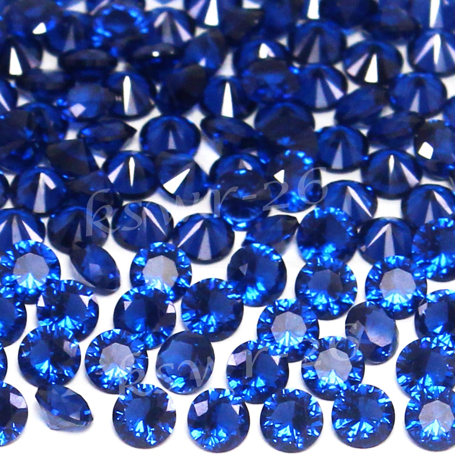 Natural Certified Montana Blue Sapphire 2.60 MM Round Loose Gemstone 10 Pcs Lot