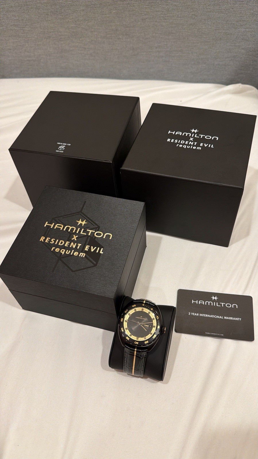 Hamilton Resident Evil Requiem Pan Europ Limited Auto Day/Date Watch w/ Box