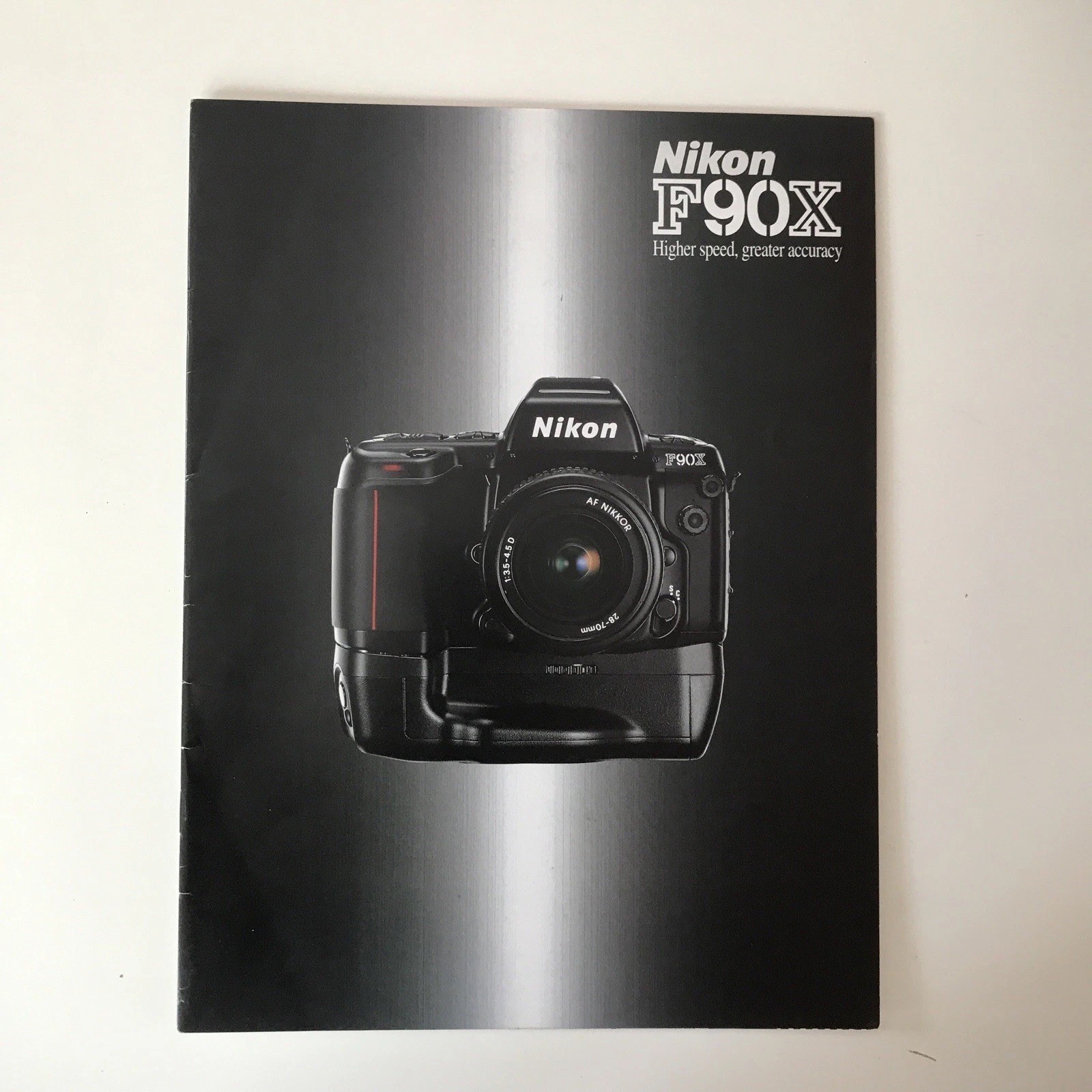 Nikon F90X Camera Photography Brochure Catalog Booklet