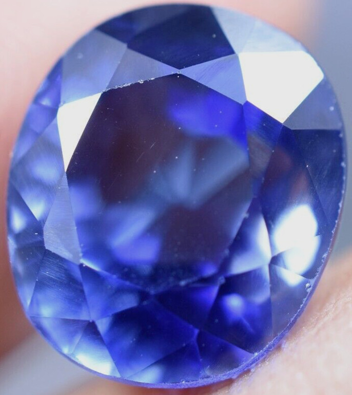 Extremely Rare & Flawless 7.25 CT Natural Benitoite GGL Certified Loose Gemstone