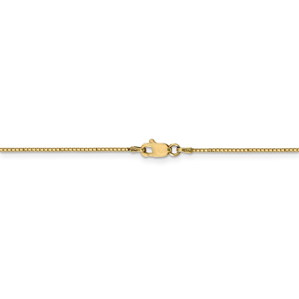14k Yellow Gold 0.90mm Solid Box Chain w/ Lobster Clasp 14″ – 30″