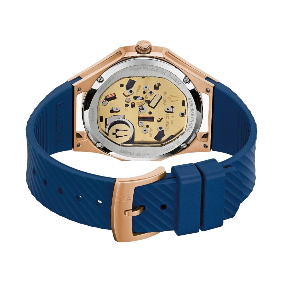 Bulova CURV (Marc Anthony Edition) Women’s Blue Dial Quartz Watch 97P174