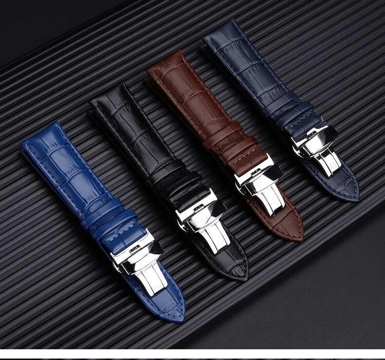 For Zenith Defy Series 49.9000.670 95.9000.670 Genuine Leather Wacthband 22 23mm