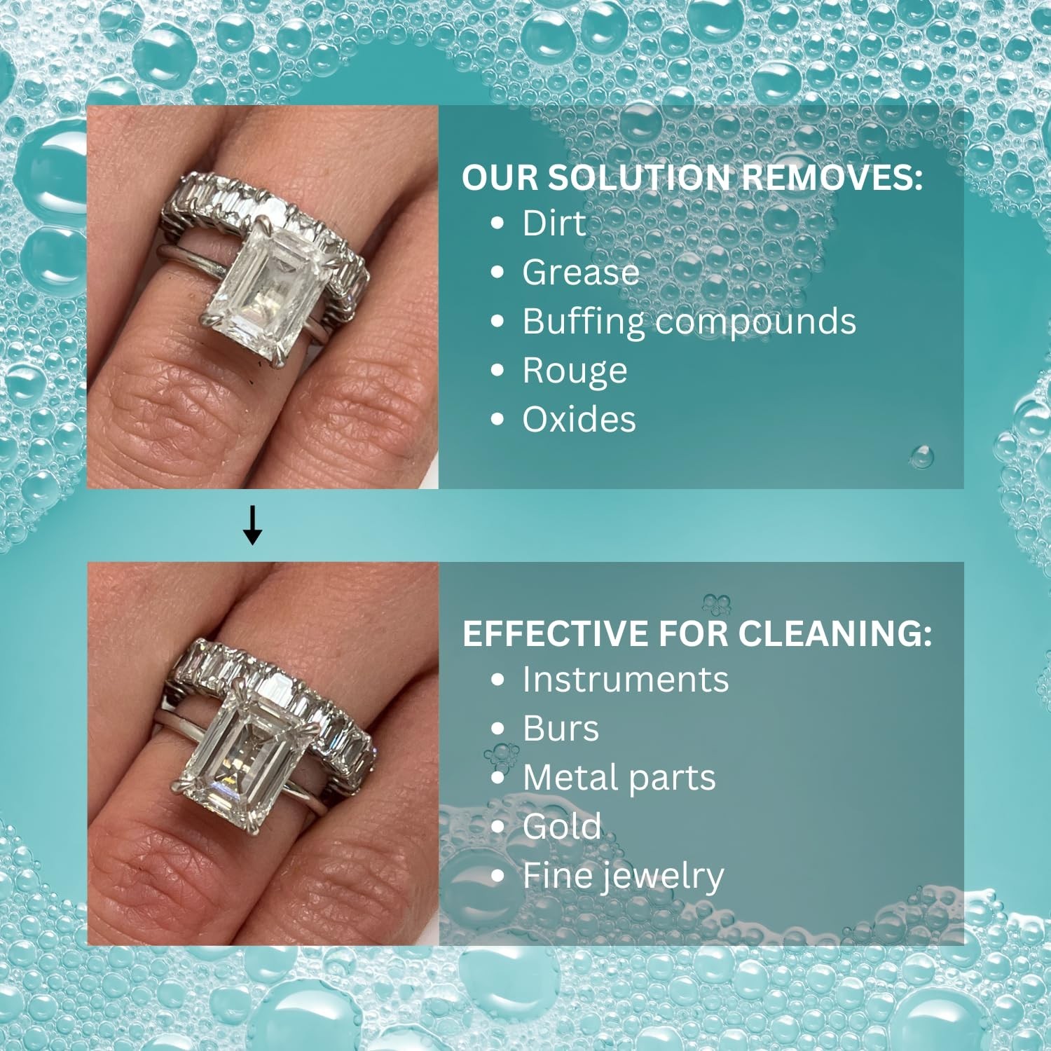 Jewelry Cleaner Solution Concentrate for Ultrasonic Machines | Professional P…