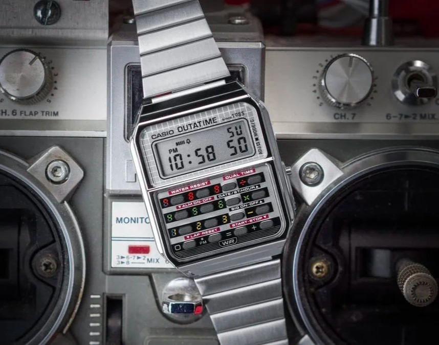 CASIO Back To The Future Collab Model Watch CA-500WEBF-1AJR CALCULATOR 2025 NEW