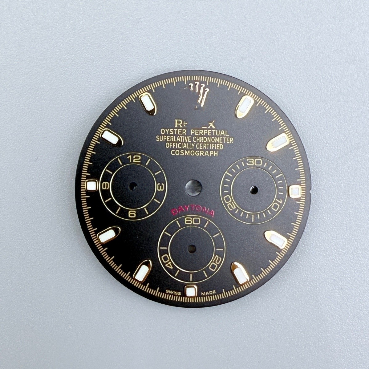 29.5mm Multi-functional Watch Dial Green Luminous For VK63 Movement Watch Parts